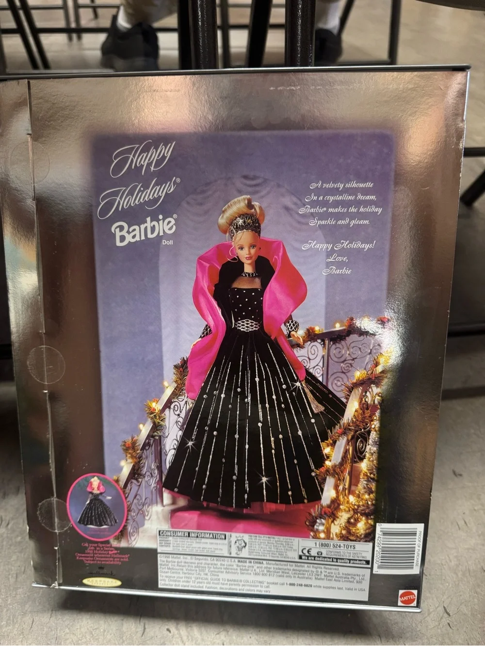 The 1998 Special Edition Happy Holidays Barbie New In Box